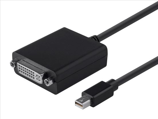 Monoprice 12741 video cable adapter Mini DisplayPort DVI Black1
