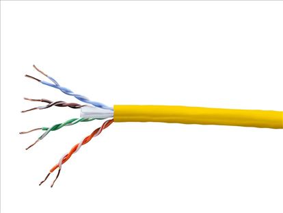 Monoprice 13737 networking cable Yellow 12000" (304.8 m) Cat6 U/UTP (UTP)1