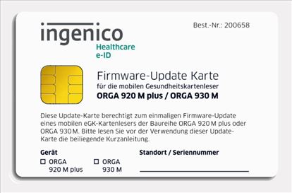Ingenico FIRMWARE-UPDATE CARD White1