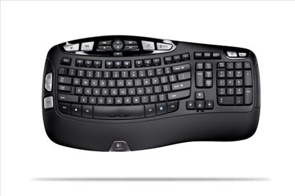 Logitech K350 keyboard RF Wireless Black1