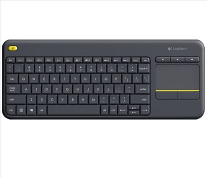Logitech Wireless Touch K400 Plus keyboard RF Wireless QWERTY English Black1