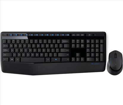 Logitech MK345 keyboard RF Wireless QWERTY Black, Blue1