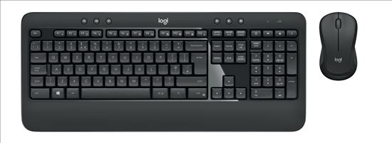 Logitech MK540 Advanced keyboard RF Wireless QWERTY US International Black, White1