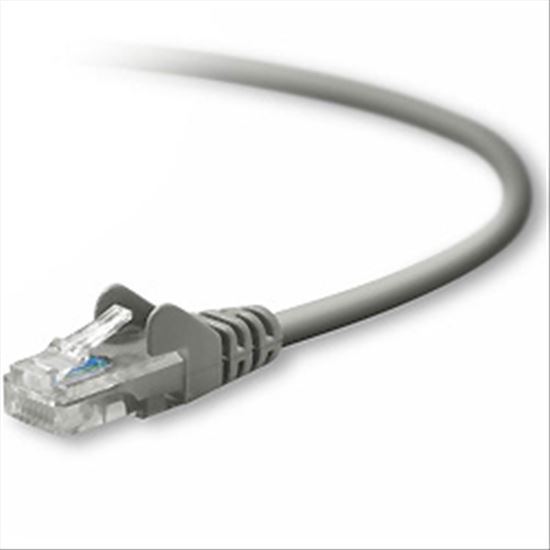 Belkin RJ45 Cat5e Patch Cable, Snagless Molded, 7.6m networking cable Gray 299.2" (7.6 m) U/UTP (UTP)1