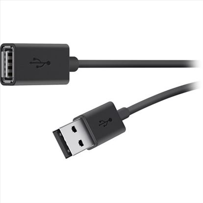 Belkin USB 2.0 A M/F 1.8m USB cable 70.9" (1.8 m) USB A Black1