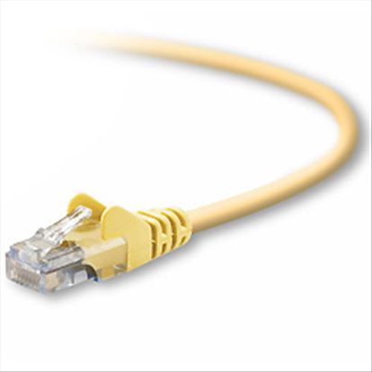 Belkin RJ45 Cat5e Patch Cable, Snagless Molded, 7.6m networking cable Yellow 299.2" (7.6 m)1