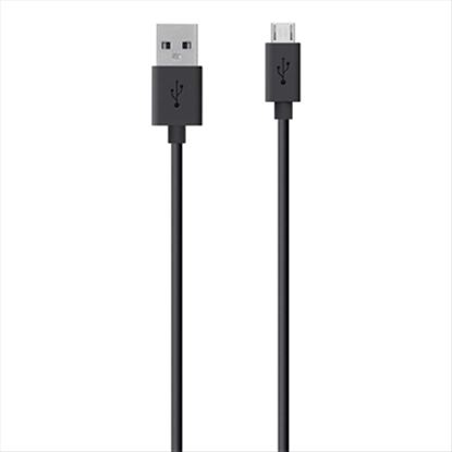 Belkin USB A - Micro-USB, 2m USB cable 78.7" (2 m) USB 2.0 Micro-USB B Black1