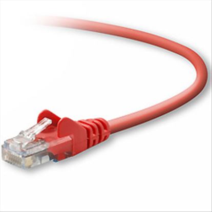 Belkin RJ45 Cat5e Patch Cable, Snagless Molded, 7.6m networking cable Red 299.2" (7.6 m)1