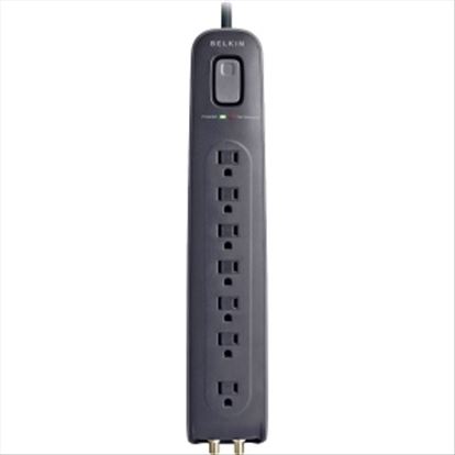 Belkin BV107030-04-BLK surge protector Black 7 AC outlet(s) 47.2" (1.2 m)1