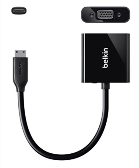 Belkin mini HDMI - VGA m/f VGA (D-Sub) HDMI Type C (Mini) Black1