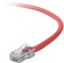 Belkin Cat5e Patch Cable, 25ft, 1 x RJ-45, 1 x RJ-45, Red networking cable 300" (7.62 m)1