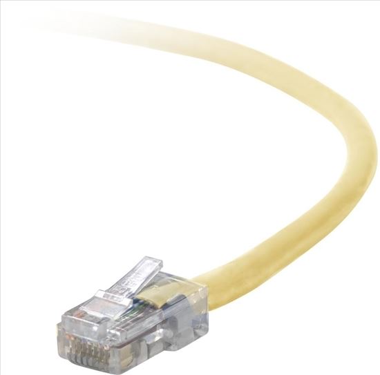 Belkin Cat5e, 6ft, 1 x RJ-45, 1 x RJ-45, Yellow networking cable 70.9" (1.8 m)1