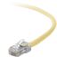 Picture of Belkin Cat5e, 6ft, 1 x RJ-45, 1 x RJ-45, Yellow networking cable 70.9" (1.8 m)