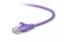 Belkin Cat5e, 25ft, 1 x RJ-45, 1 x RJ-45, Purple networking cable 300" (7.62 m)1