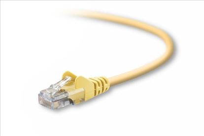 Belkin Cat5e, 6ft, 1 x RJ-45, 1 x RJ-45, Yellow networking cable 70.9" (1.8 m)1