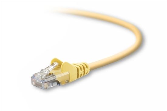 Belkin Cat5e, 6ft, 1 x RJ-45, 1 x RJ-45, Yellow networking cable 70.9" (1.8 m)1