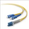 Belkin 5m LC / SC fiber optic cable 196.9" (5 m) OFC Yellow1