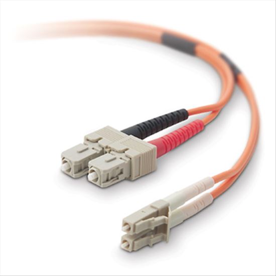 Belkin 1m LC / SC fiber optic cable 39.4" (1 m) OFC Orange1