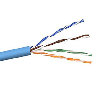 Belkin CAT5e Solid Bulk Cable Plenum networking cable Blue 11811" (300 m)1