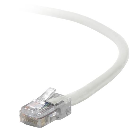 Belkin Cat5e, 25ft, 1 x RJ-45, 1 x RJ-45, White networking cable 300" (7.62 m)1