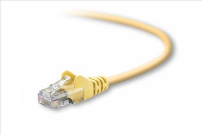 Belkin Cat5e, 15ft, 1 x RJ-45, 1 x RJ-45, Yellow networking cable 177.2" (4.5 m)1