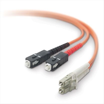 Belkin 2m LC / SC fiber optic cable 78.7" (2 m) OFC Orange1