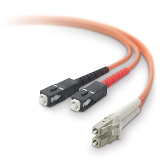 Belkin 2m LC / SC fiber optic cable 78.7" (2 m) OFC Orange1