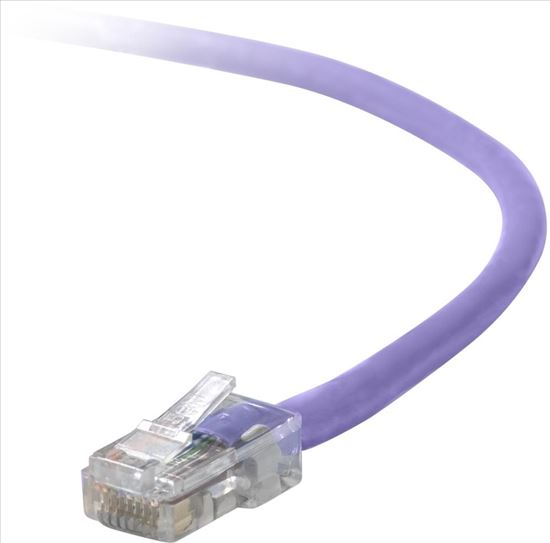 Belkin Cat5e, 8ft, 1 x RJ-45, 1 x RJ-45, Purple networking cable 95.7" (2.43 m)1