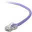 Belkin Cat5e, 8ft, 1 x RJ-45, 1 x RJ-45, Purple networking cable 95.7" (2.43 m)1