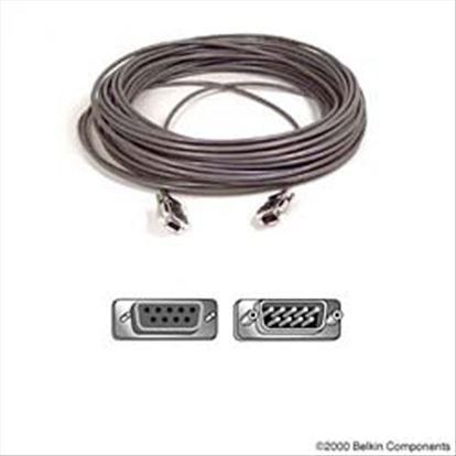 Belkin Pro Series Mouse Cable - 15ft - 1 x D-Sub (DB-9), 1 x D-Sub (DB-9) KVM cable Black 179.9" (4.57 m)1