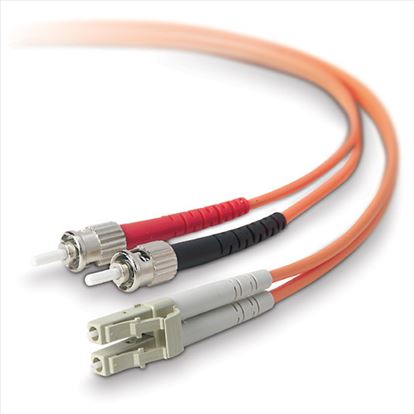 Belkin 15m ST/LC fiber optic cable 590.6" (15 m) Orange1