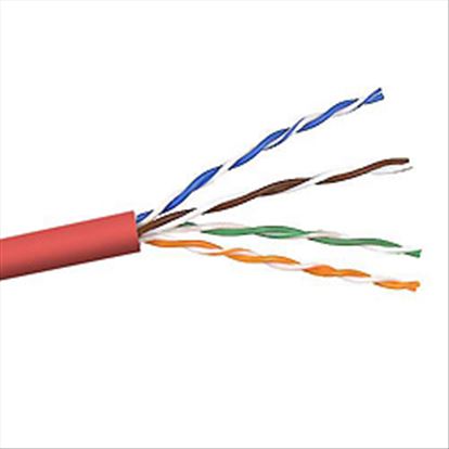 Belkin Cat5e Bulk Cable - 1000ft - Red networking cable 12007.9" (305 m)1