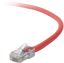 Belkin Cat5e Patch Cable, 2ft, 1 x RJ-45, 1 x RJ-45, Red networking cable 23.6" (0.6 m)1