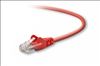 Belkin Cat5e Patch Cable, 5ft, 1 x RJ-45, 1 x RJ-45, Red networking cable 59.1" (1.5 m)1