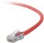 Belkin Cat5e Patch Cable, 12ft, 1 x RJ-45, 1 x RJ-45, Red networking cable 141.7" (3.6 m)1