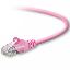 Belkin RJ45 CAT5e Patch Cable, Snagless Molded 7ft. networking cable Pink 82.7" (2.1 m)1