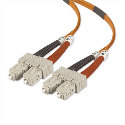 Belkin Fiber Optic Duplex Cable - 30ft - 2 x SC, 2 x SC networking cable Orange 359.8" (9.14 m)1