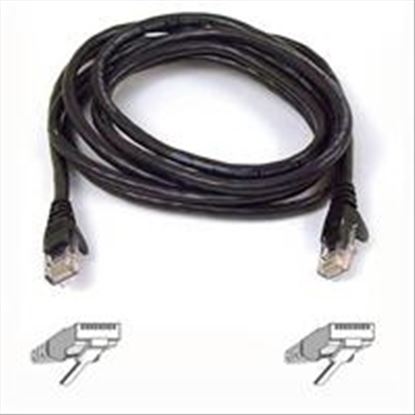 Belkin Cat5E Patch Cable - 25ft - 1 x RJ-45, 1 x RJ-45 networking cable Black 300" (7.62 m)1