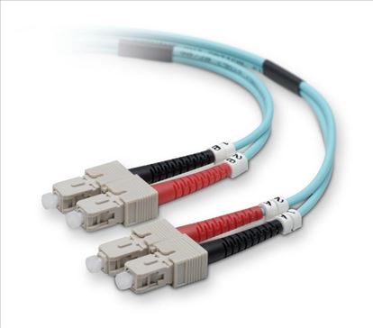 Belkin Fiber Optic Duplex Patch Cable, 2 x SC, 2 x SC, 3m fiber optic cable 118.1" (3 m)1