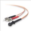 Belkin 3m MTRJ / ST fiber optic cable 118.1" (3 m) MT-RJ OFC Orange1