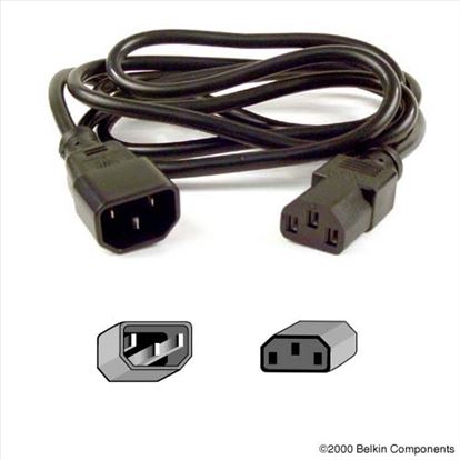 Belkin PRO Series Computer-Style AC Power Extension Cable Black 23.6" (0.6 m)1