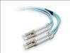 Belkin LC/LC 50/125 1m fiber optic cable 39.4" (1 m) Blue1