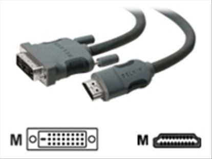 Belkin HDMI/DVI Cable 118.1" (3 m) Gray1