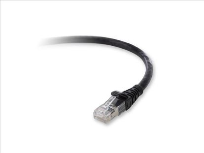 Belkin Cat. 6a Patch Cable, RJ-45 Male, RJ-45 Male, 1ft, Black networking cable 11.8" (0.3 m)1