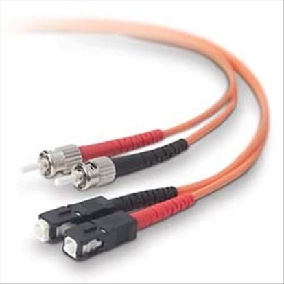 Belkin Cable/Patch Multi Mode ST SC Duplex 5m fiber optic cable 196.9" (5 m) Orange1