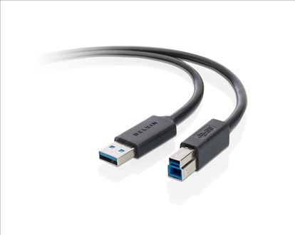 Belkin F3U159B06 USB cable 70.9" (1.8 m) USB A USB B Black1
