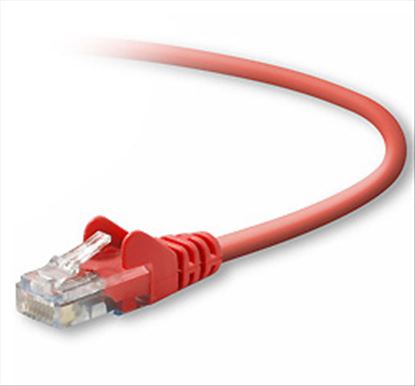 Belkin RJ45 CAT5e Patch Cable, Snagless Molded 17 ft networking cable Red 203.9" (5.18 m)1