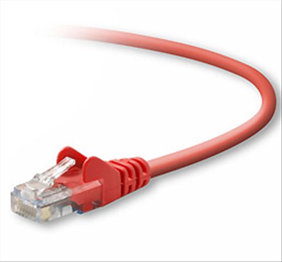 Belkin RJ45 CAT5e Patch Cable, Snagless Molded 17 ft networking cable Red 203.9" (5.18 m)1