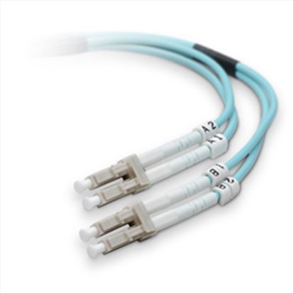 Belkin LC - LC, MMF, OM4, 5m fiber optic cable 196.9" (5 m) OFC Turquoise1