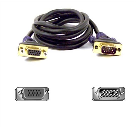 Belkin VGA Monitor Extension Cable 1.8m VGA cable 70.9" (1.8 m) Black1